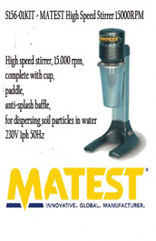 S156-01KIT - MATEST High Speed Stirrer 15000RPM